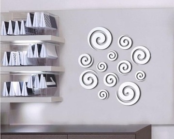 Зеркальные наклейки на стены с зеркальным эффектом