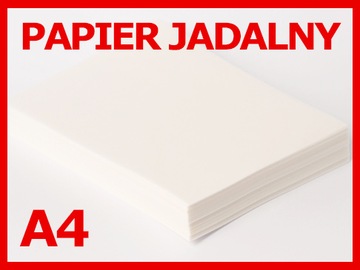 PAPIER OPŁATKOWY JADALNY A4 0,4 mm 50 sztuk