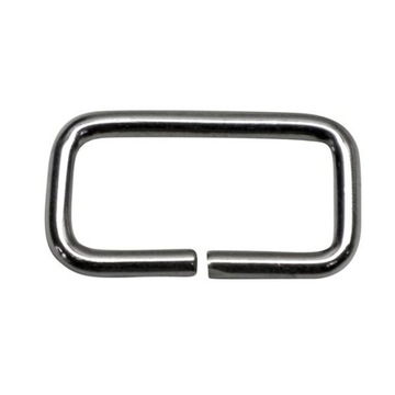 Ramka Kaletnicza metalowa Przelotka 25/12mm 10szt