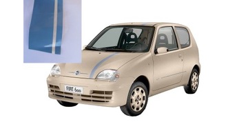 naklejka ozdoba taśma Fiat Seicento 600 50th oryg.