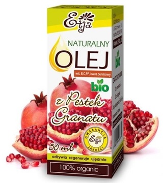 ETJA Naturalny olej z pestek granatu BIO Anti-age