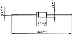 Z13V/5 Стабилитрон 13В 5Вт 1N5350B DO201