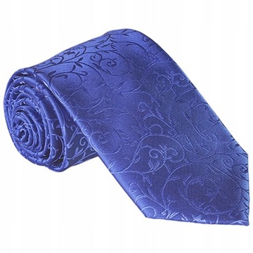 MIKROFIBRA Krawat Męski Ornament CHABROWY g166