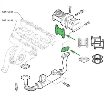 Заглушки EGR 1.9 2.4JTD ALFA ROMEO 147 156 159 166