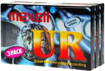 АУДИОКАССЕТА MAXELL UR 90 МИНУТ НОВАЯ ЗАПЕЧАТАННАЯ