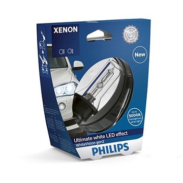 Ксеноновая нить Philips D2R White Vision gen2 +120%