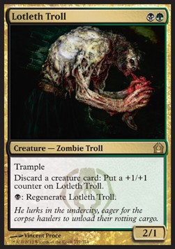 Lotleth Troll - rośnie za discard @@@@