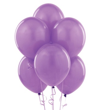 Balony Pastelowe LAWENDOWE Fioletowe Sylwester Urodziny Wesele Party 25szt.