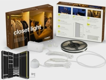 BED LIGHT ZESTAW DO OŚWIETLENIA ŁÓŻKA LED CZUJNIK