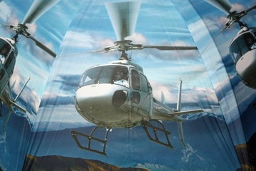 Детский зонт большой, автоматический, вертолет