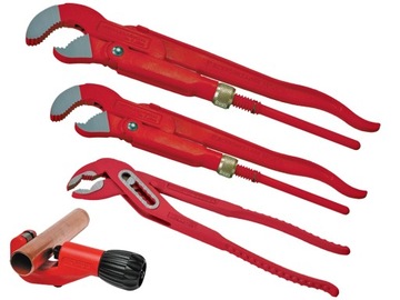 ROTHENBERGER 70135X zestaw klucz nastawny szwedzki obcinak 4szt