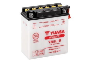 Akumulator 5Ah/60A P+ YUASA YB5L-B Ogar Zetka