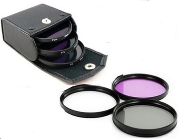 3 X UV-фильтр CPL FLD для Canon EOS 2000D 18-55 58 мм