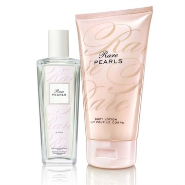 ZESTAW RARE PEARLS SPRAY 75 ml + BALSAM 150ml AVON