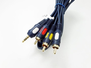 VITALCO kabel przewód jack / 3 RCA chinch 1,5m