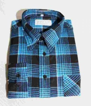 KOSZULA FLANELOWA ROBOCZA 100% BAWEŁNA r. 43