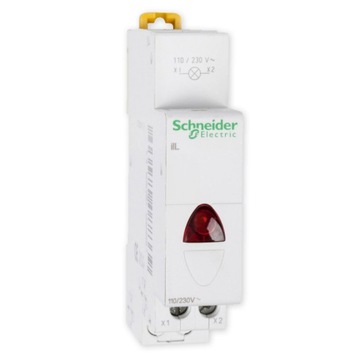 SCHNEIDER Lampka modułowa LED czerwona 1F 230V