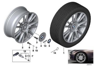 Emblemat BMW Individual BMW E46 E90 E91 F30 F31
