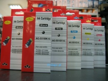 Безумные чернила для Canon Cli-551GY XL MG6350 MG7150 IP8750 MG7550 MG-6350 MG-7150 Grey