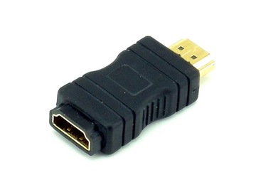 Konektor przelotka łącznik z gniazdem HDMI M-F