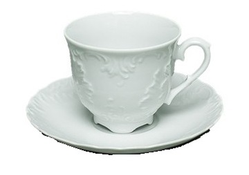 ĆMIELÓW ROCOCO 0001 12 x FILIŻANKA 170 ML + SPODKI