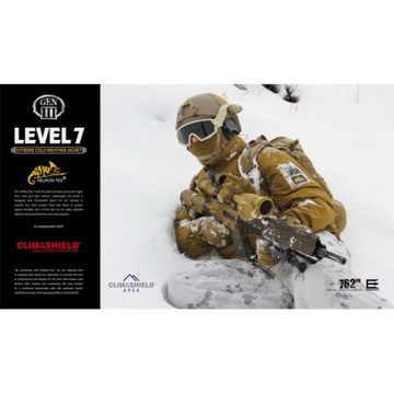 Куртка Helikon Level 7 Climashield Apex черная 3XL