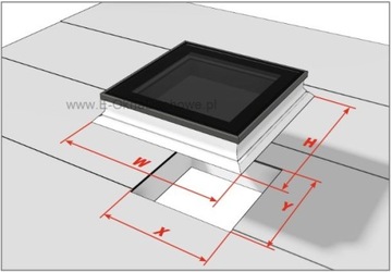 ОКНО ДЛЯ ПЛОСКОЙ КРЫШИ - OKPOL PGX A1 60х60