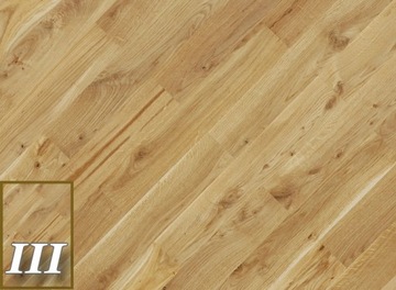 Дубовый паркет Доска Solid Oak 50х10см толщина 22мм III