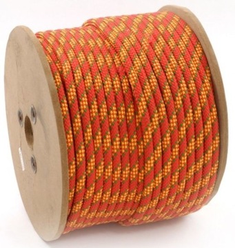 Linka pleciona KOLOROWA PP 6mm. 1metr ... li169