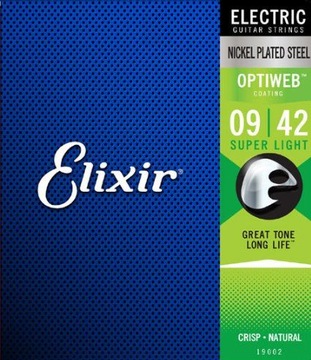 STRUNY ELIXIR 9-42 19002 OPTIWEB DO ELEKTRYKA