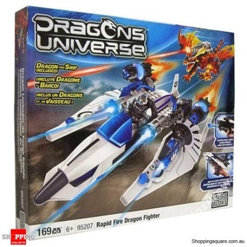 Dragon Universe Mega Bloks Statek ze smokiem 95207