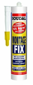 SOUDAL KLEJ MONTAŻOWY DO PCV MONTAGE FIX 300 ML