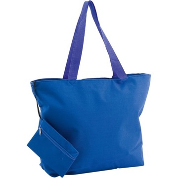 Kolorowa torba damska na zakupy plażę z portfelem