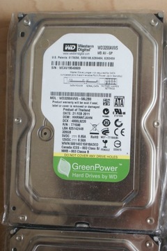 WD 320 ГБ 3,5 Western Digital SATA II GREEN DRIVE