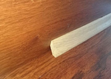 ПЛАНКА НАПОЛЬНАЯ 48Х38 дуб, ПОЛОСЫ БЕЗ СУЧКОВ