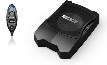 Alpine PWE-V80 Subwoofer aktywny z pilotem płaski pod fotel siedzenie