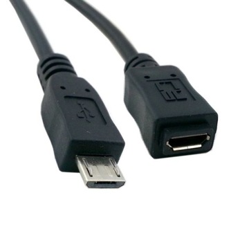 Kabel Przedłużacz z MicroUSB na Micro USB 0,5M