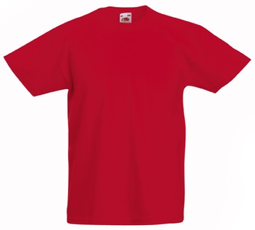 Fruit of the Loom T-shirt KidOrg Red 12-13