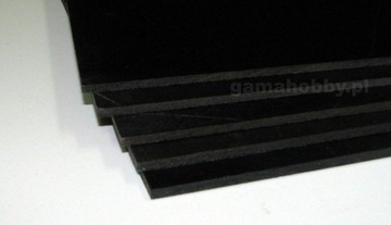PCV spienione, czarne 3 mm, płyta 30x60cm FV
