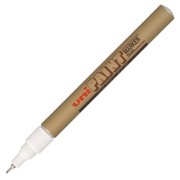 Marker olejowy UNI PX203 złoty igłowa końcówka 0,8