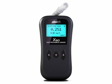 Алкотестер Alkohit X60 SENSOR EU пластиковый корпус