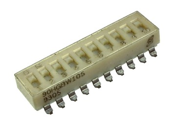DIP SWITCH 10 przesuwny smd GRAYHILL cena za 3szt