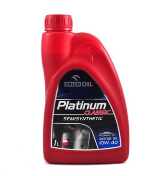 Orlen Oil PLATINUM CLASSIC ПОЛУСИНТЕТИЧЕСКИЙ ГАЗ 10W-40 Моторное масло | 1л