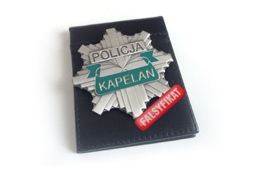 ODZNAKA Policyjna KAPELAN | GWIAZDA POLICJA 997
