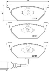 ПЕРЕДНИЕ ДИСКИ TEXTAR НАКЛАДКИ SEAT IBIZA III IV LEON