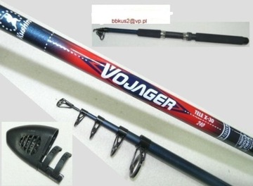 KUSHIRO wygodny VOJAGER tele SPIN 2,40m 10-30g