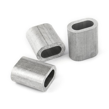 Tuleja tulejka złączka zacisk do linowy aluminiowa 8mm