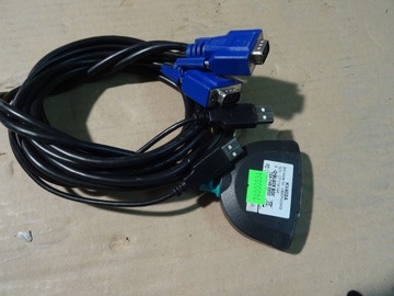 SERWSWITCH МИКРО KVM-ПЕРЕКЛЮЧАТЕЛЬ С USB PS/2 VGA