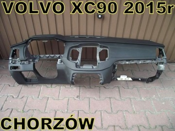 КОНСОЛЬ ПРИБОРНОЙ ПАНЕЛИ VOLVO XC90 ЧЕРНАЯ КОЖА