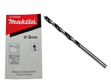 Wiertło cylindryczne do drewna Makita 3 mm x 61 mm